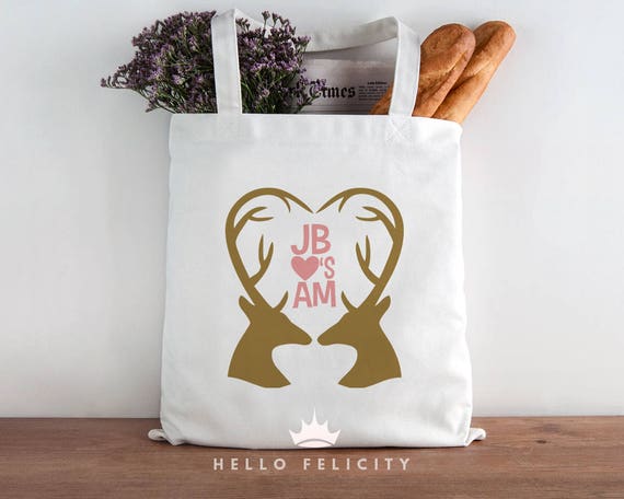 Love Svg Deer Antlers Svg Files For Cricut Valentine Svg Etsy