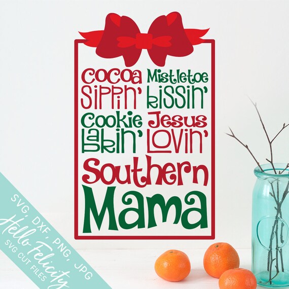 Download Christmas Svg Southern Svg Mama Svg Jesus Svg Cocoa Svg | Etsy