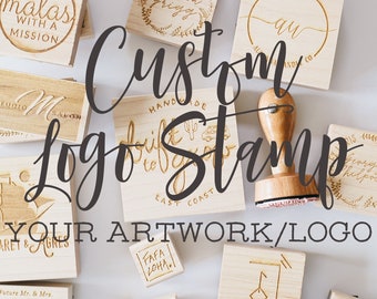 custom logo stamp etsy