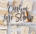 Custom Logo Rubber Stamp Made From Your Logo or Design 