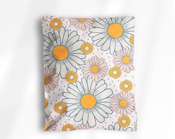 Poly Mailers, Pretty Packaging, Retro Mailers, Shipping Bags, Happy Mail,  Floral Poly Mailers, 10x13 inches, Cute Packaging
