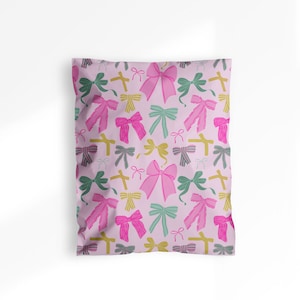 Coquette Bow Mailers, 6x9 pollici, buste postali estive, forniture per la spedizione del venditore, bella carta da regalo, buste postali con fiocco, imballaggio del venditore, belle buste postali