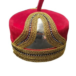 African Nigerian Igbo Red Hat With 
