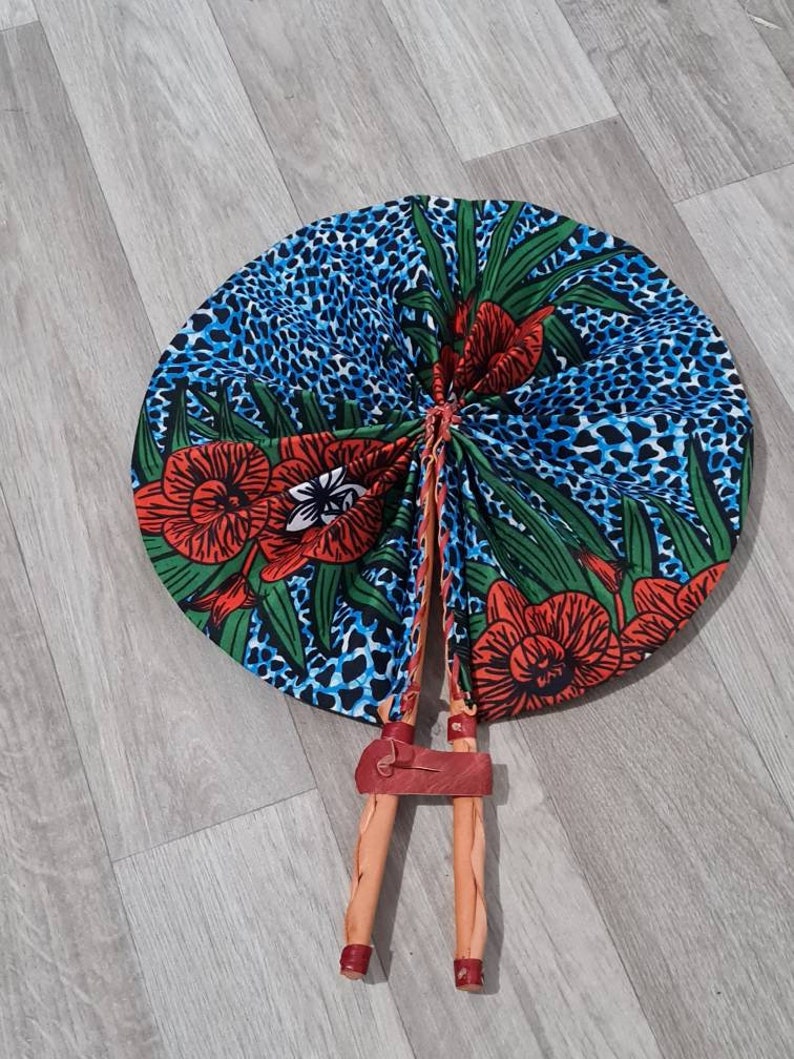 African Ankara beautiful hand made hand fan Fabric, prefect for African Ankara beautiful hand made hand fan Fabric, prefect for