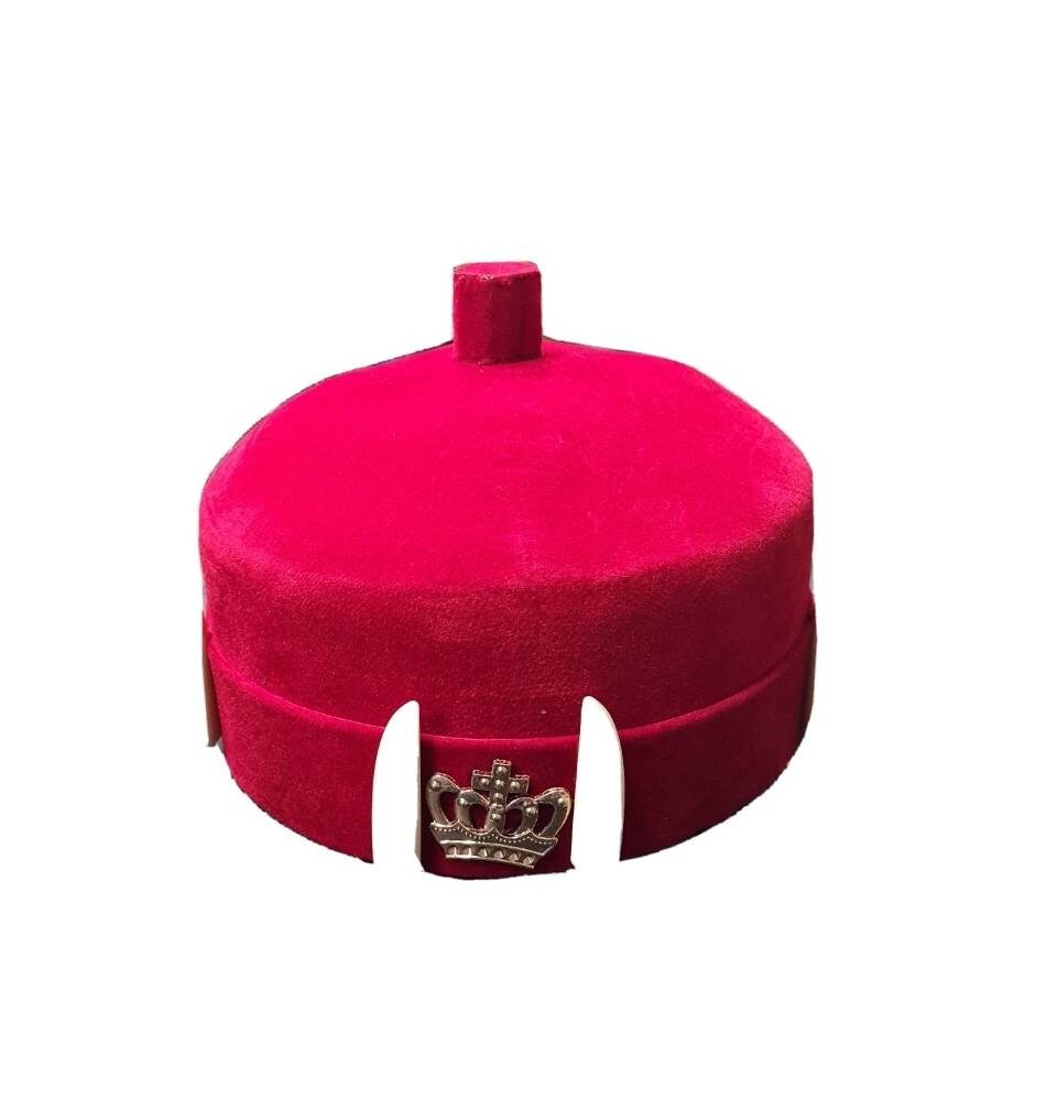 New Elegant African Wedding Latest Igbo Traditional Cap for Chief Cap Size 23Inch, 24inch Round