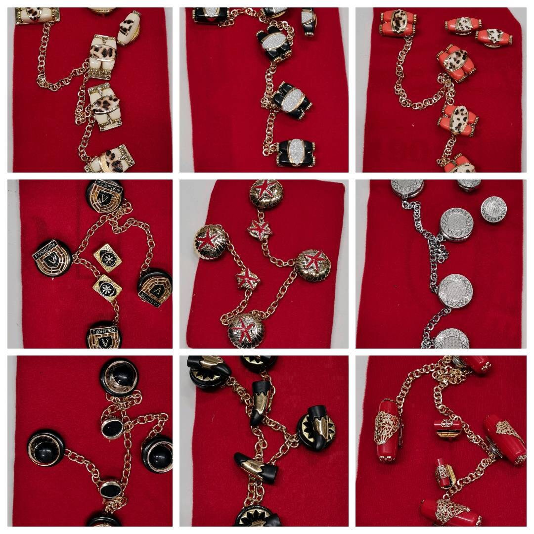 Men Cufflink/traditional Top Pin Button and Matching Cufflinks/ Igbo