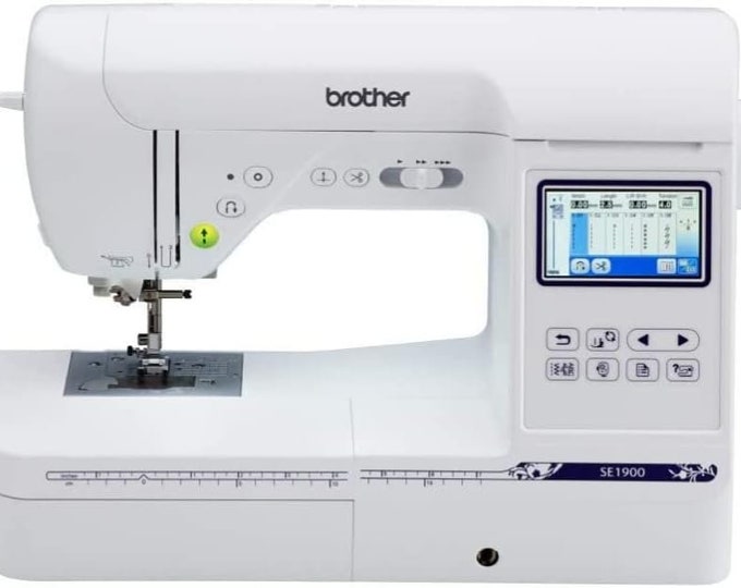BROTHER SE1900 Embroidery and Sewing Combo Machine Etsy