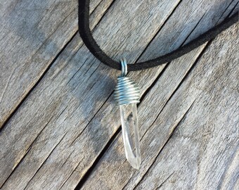 Clear Quartz Necklace/choker