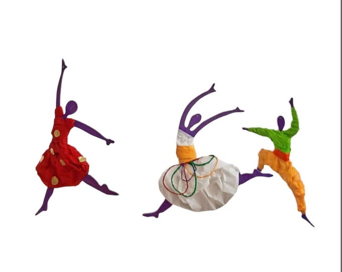 Bal Enchanté Decorative Mobile, hanging decoration, Silk Paper.