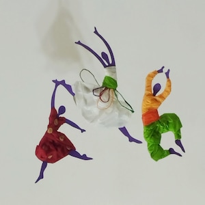 Bal Enchanté Decorative Mobile, hanging decoration, Silk Paper.