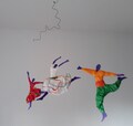 Bal Enchanté Decorative Mobile, hanging decoration, Silk Paper.