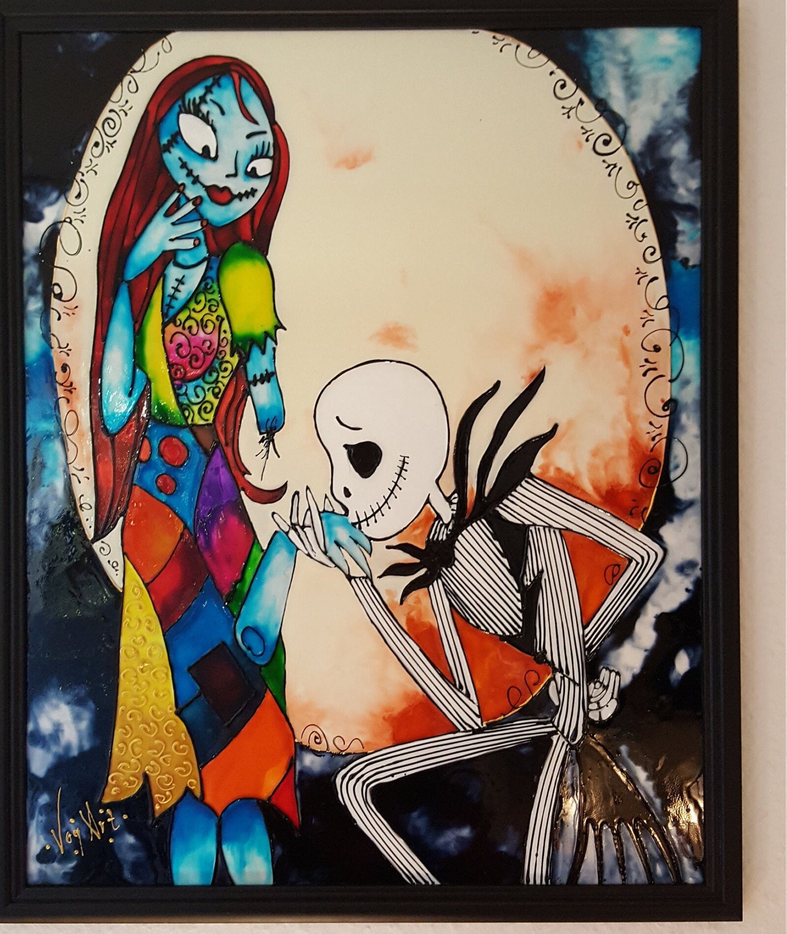 Jack Skellington & Sally Fantasy image. 60 x 40 cm. Free ...