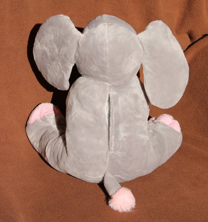 Singing musical Stuffed Elephant sings child's name in Etsy