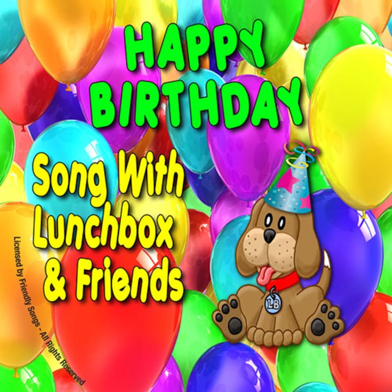 Birthday Songs Happy Birthday Song. Personalized children's music CD | Etsy