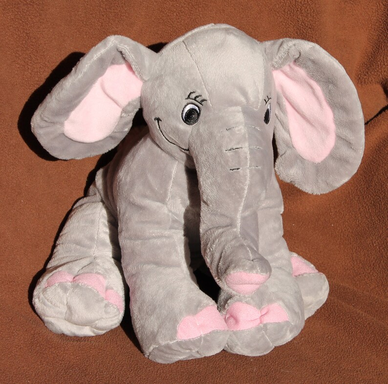 Singing musical Stuffed Elephant sings child's name in | Etsy