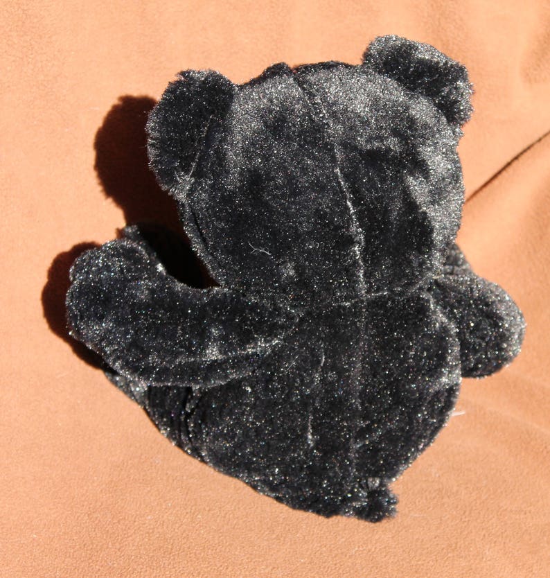 Singing Musical Stuffed black Bear sings child's name in Etsy