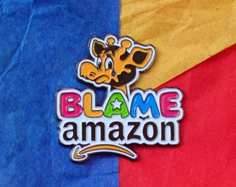 Blame Enamel Pin | Funny Pins | Nostalgia pins