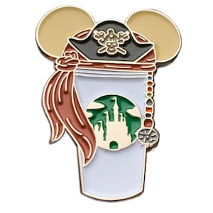 Pirates of the Carribean Castle Coffee Cup Pin | Jack Sparrow Pins | Pirates Pins | Theme Park Pins | Vintage Disney
