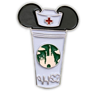 Nurse Castle Coffee Cup Pin | Nursing pins | Doctor pins | Medical Accessories