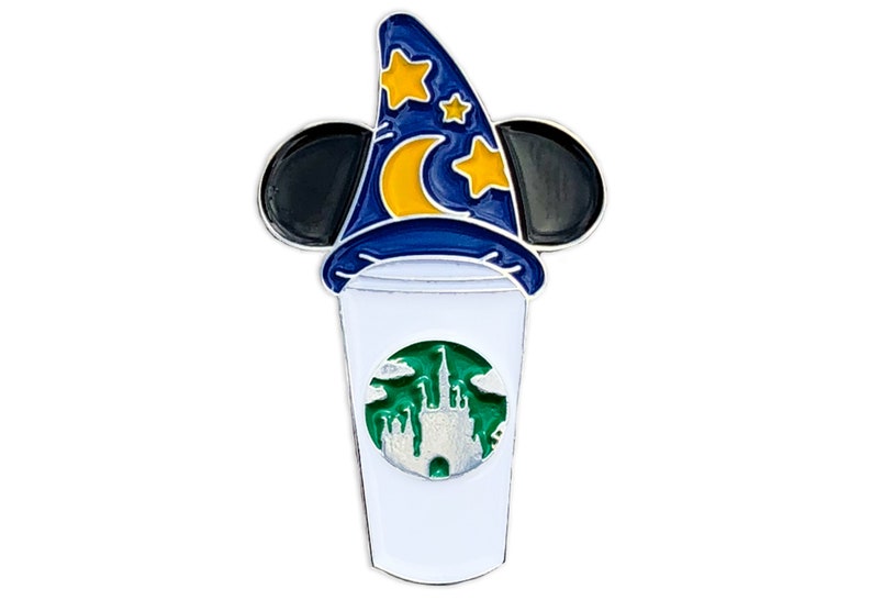 Fantasia Castle Coffee Cup Pin image 1