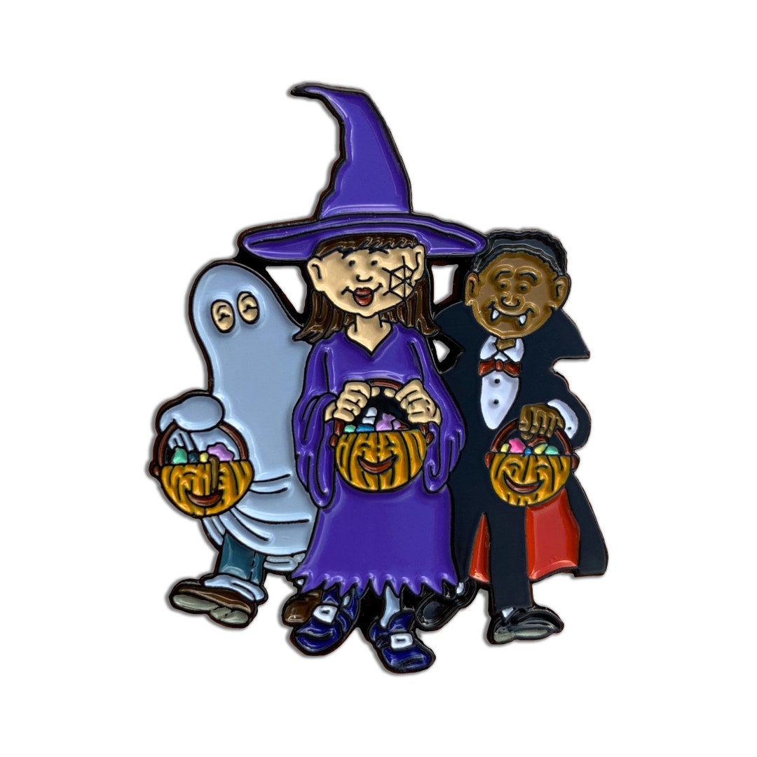 Trick or Treat Pin - Etsy