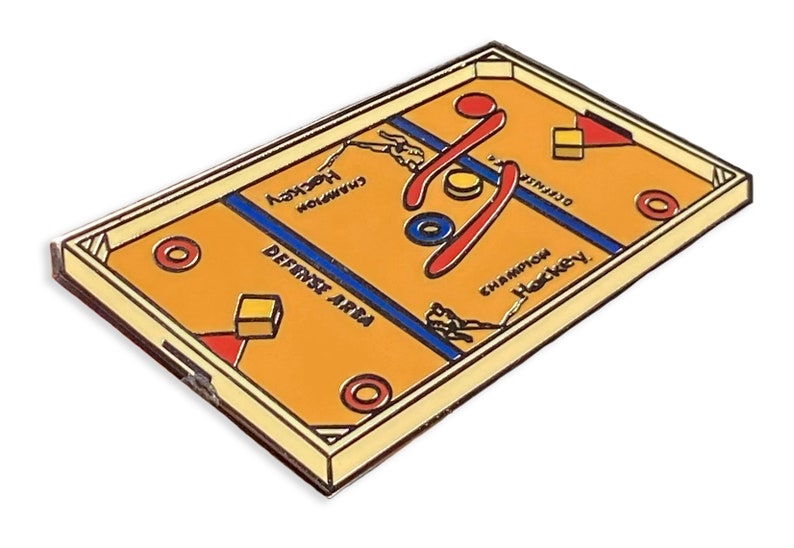 Wooden Hockey Game Pin Hockey Pin Board Game Pin Etsy