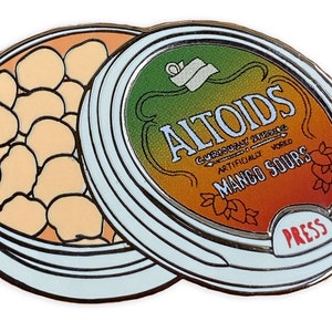 Mango Sours Candy Pin | Snoepspelden | ijspennen Pinnen | nostalgie pinnen | 90&#39;s pins