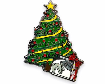 Épingle en émail de Noël 96 | Pin's Nintendo 64 | Épinglette super Mario | épinglette de jeu vidéo | épinglette nostalgie |