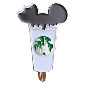 Mickey Ice Cream Castle Coffee Cup Pin | Summer Pins | Magic Kingdom Pins | Theme Park Pins | Vintage Disney