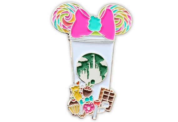 Minnie Castle Coffee Cup Pin