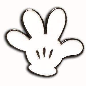 Mickey Glove Enamel Pins | Enamel pins | Cartoon Glove pin