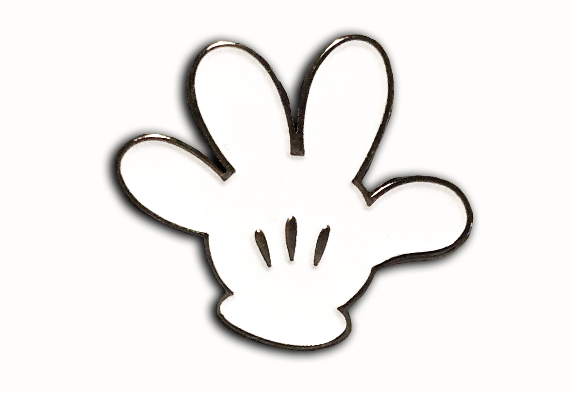 Official Mickey Mouse Glove Peace Sign Embroidered Iron On Patch – Patch  Collection