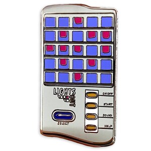 Lights Game Pin  | nostalgia pin | wood pin | 90&#39;s pins | 80&#39;s Pins |