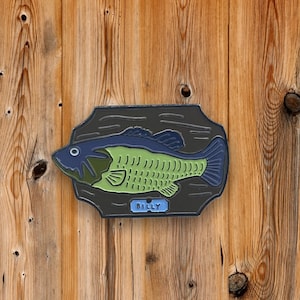 Billy Fish Enamel Pin | Nostalgia Pin | fish Pin | animal enamel pin |