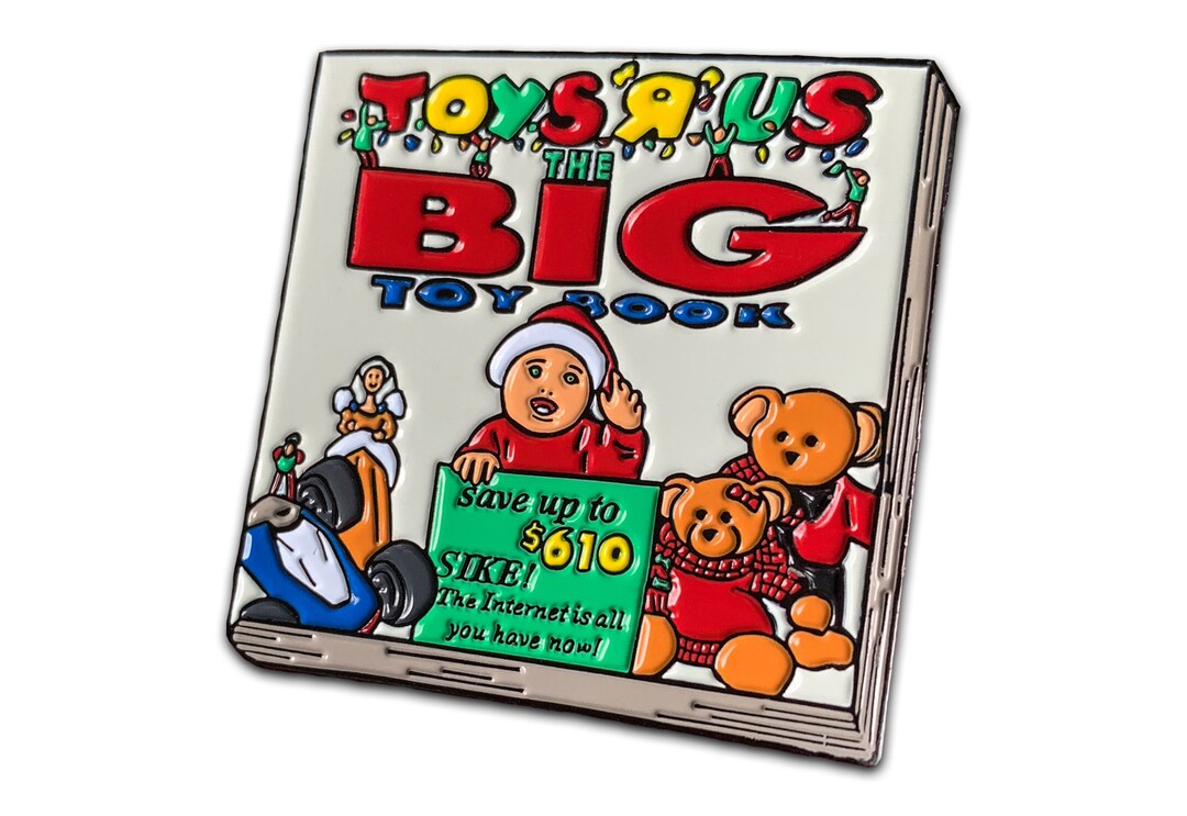 Big Toy Book Pin Toy Pin Toys R Us Pin 90's Pin Etsy