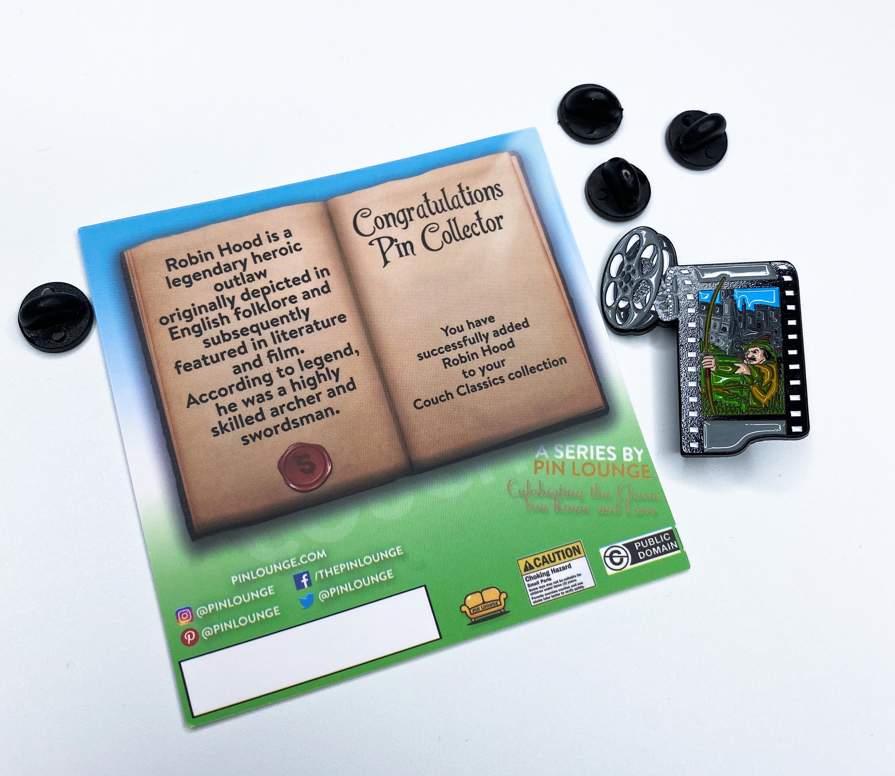 Robin Hood Enamel Pin Fairytale Pins Robinhood Pin Etsy