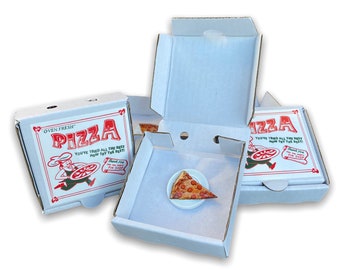 Real Slice of Pepperoni Pizza Pin | Pizza Pin | New York Pizza | Food Pins | Realistic