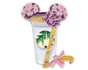 Rapunzel Castle Coffee Cup Pin | Tangled Pins | Rapunzel Pins