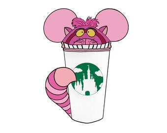 Cheshire Cat Castle Tasse à café Pin | Alice au pays des merveilles épingle | épingles de chapelier fou | Alice au pays des merveilles accessoires