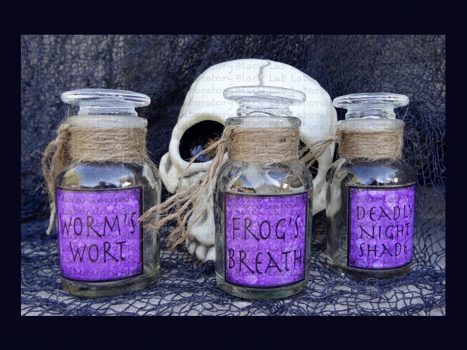 Nightmare Before Christmas 60ml Apothecary Jars Etsy