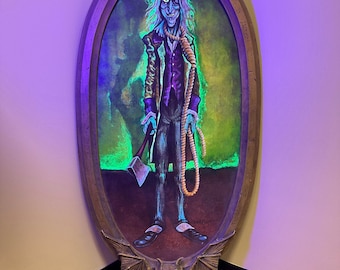Haunted Mansion - Ghost Host Hatchet Man - Framed Painting Replica