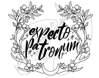 Expecto Patronum Svg Etsy