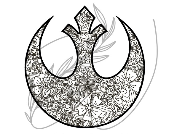 Download Star Wars Rebellion Mandala Svg Png Cricut Cut File Etsy