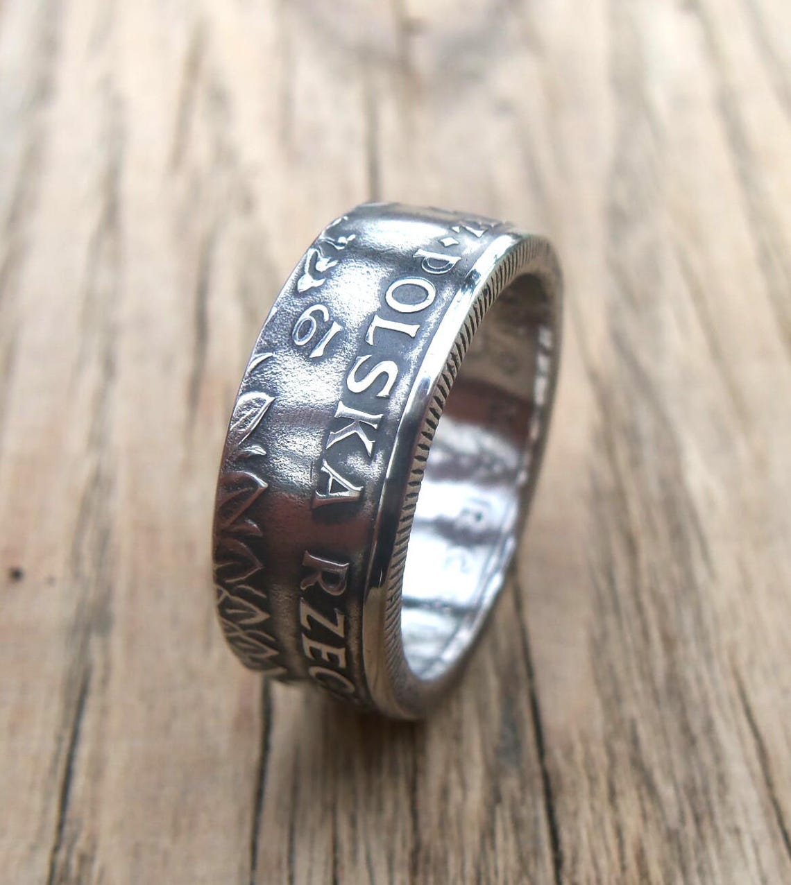 Polish Souvenir Coin Ring Polish Jewelry Souvenir From Etsy