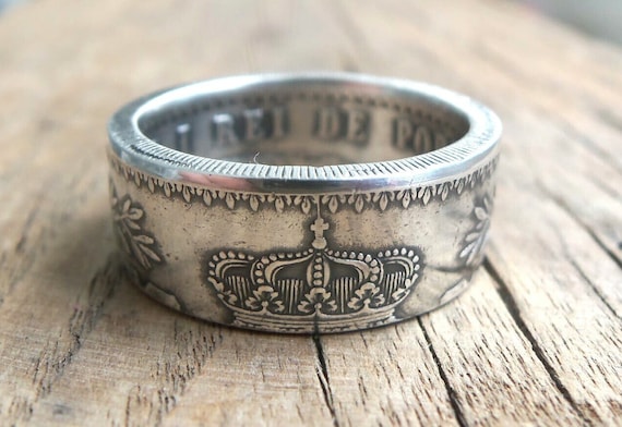 Anillo de moneda de plata de Portugal Anillo de moneda de plata Portugal Anillo de moneda de plata portuguesa Recuerdo de Portugal Anillo de moneda portuguesa Etsy Espana