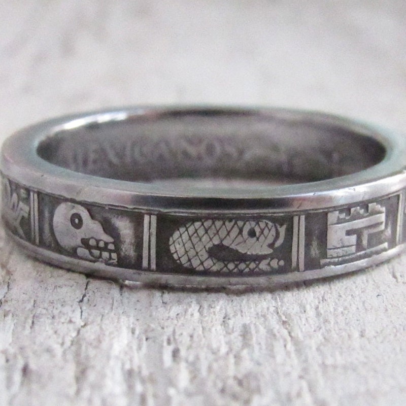 Aztec Ring Men - Etsy