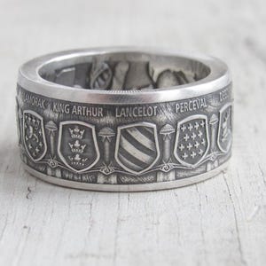 King Arthur Coin Ring - King Arthur's Sword - King Arthur's