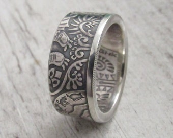 Ukrainian Silver Coin Ring - Year of the tiger - Ukrainian Coin Ring - Silver Ukrainian coin ring - Ukraine - Stand with Ukraine - 2010
