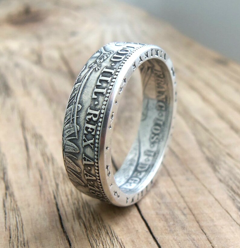 Silver Coin Ring Austria - Austrian Silver Rings - Austrian Men's ...