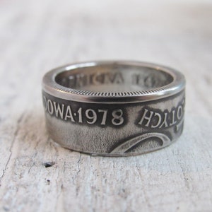 Coin Ring Poland Polish souvenir Coin Ring Souvenir from Poland 20 zlotych Rings from Coins Polski złotyh Free Shipping image 7